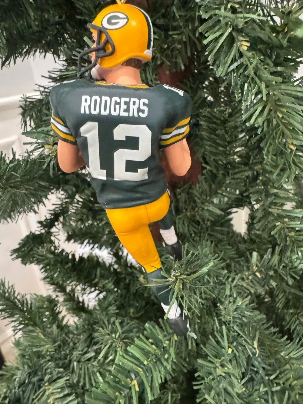 2014 Hallmark Keepsake Aaron Rodgers Green Bay Packers Football Legends Ornament